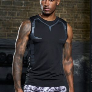 Men 3pcs Graphic Print Sports Tank Top Workout Tops Gym Top Mengym Wear For Menmen's Gym Wearmen Gym Weargym Wear Men - Image 5
