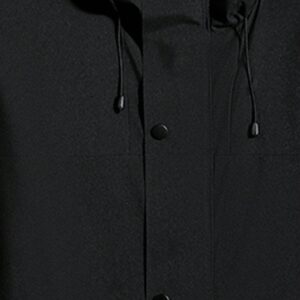 Boyfriend Style Men Letter Graphic Drawstring Hooded Sports Jacket Workout Tops - Image 3