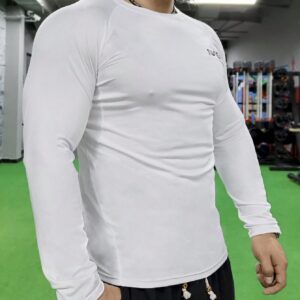 Men Letter Graphic Raglan Sleeve Sports Tee Long Sleeve Shirt - Image 3