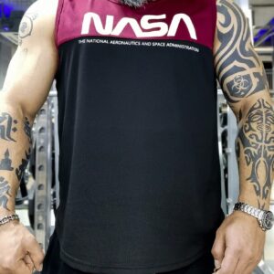 Men Letter Graphic Colorblock Sports Tank Top Workout Tops