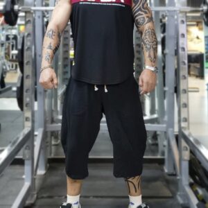 Men Letter Graphic Colorblock Sports Tank Top Workout Tops - Image 5