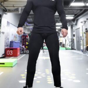 Men Letter Graphic Sports Tee & Sports Pants, Athletic Suit, Tracksuit Workout Set - Image 3