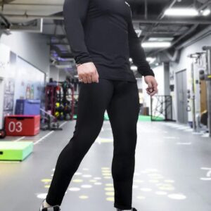 Men Letter Graphic Sports Tee & Sports Pants, Athletic Suit, Tracksuit Workout Set - Image 4