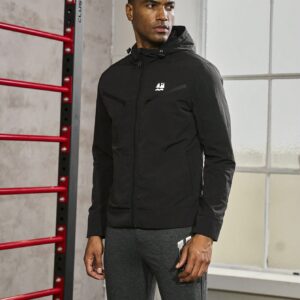 Men Mountain Graphic Zip Up Hooded Sports Jacket - Image 4