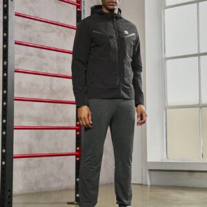 Men Mountain Graphic Zip Up Hooded Sports Jacket - Image 7
