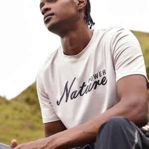 Men Letter Graphic Contrast Tape Sports Tee - Image 9