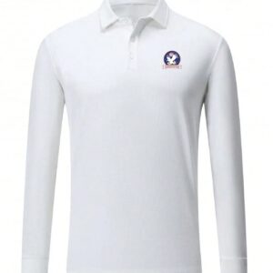 Boyfriend Style Men Letter Graphic Sports Polo Shirt Workout Tops Golf Shirt - Image 3