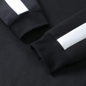 Men's Solid Color Drawstring Sports Suit, Athletic Suit, Tracksuit Workout Set - Image 6