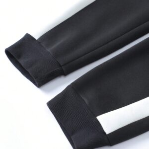 Men's Solid Color Drawstring Sports Suit, Athletic Suit, Tracksuit Workout Set - Image 7