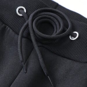 Men's Solid Color Drawstring Sports Suit, Athletic Suit, Tracksuit Workout Set - Image 8