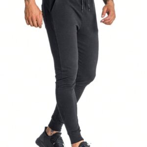 Men Drawstring Waist Sports Pants - Image 3