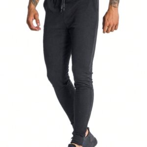 Men Drawstring Waist Sports Pants - Image 4