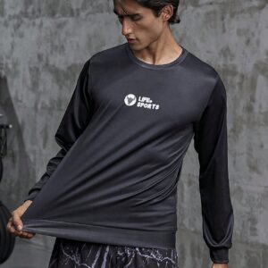Men Letter Graphic Sports Sweatshirt Men Sweatshirt - Image 3