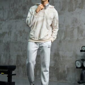Men Tie Dye Kangaroo Pocket Drop Shoulder Sports Hoodie Men Sweatshirt - Image 3