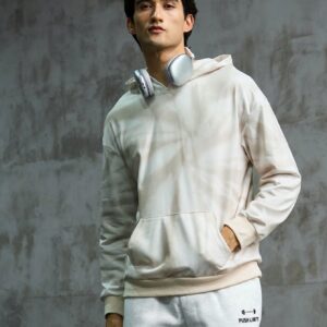 Men Tie Dye Kangaroo Pocket Drop Shoulder Sports Hoodie Men Sweatshirt - Image 6