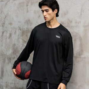 Men Letter Graphic Contrast Basketball Jerseys Jersey - Image 6