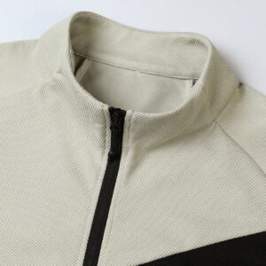 Boyfriend Style Men Colorblock Zip Up Sports Jacket Workout Tops - Image 5