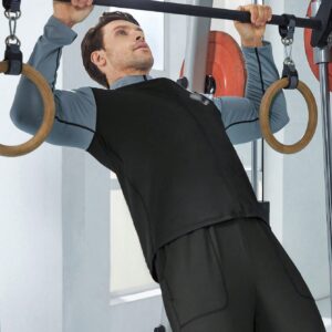 Boyfriend Style Men Colorblock Zip Up Sports Jacket Workout Tops - Image 4