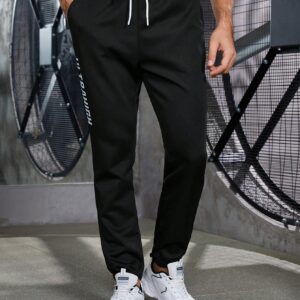 Men Letter Graphic Sport Pants - Image 6