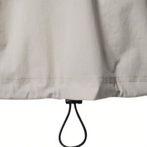 Boyfriend Style Men's Half Zip Sport Sweatshirt With Letter Print On The Chest And Drawstring Hem Design Boyfriend Style Men Sweatshirt - Image 7