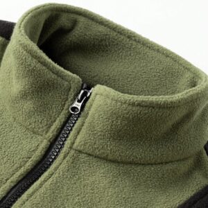 Boyfriend Style Men's Color Blocking Plush Sports Jacket Workout Tops - Image 6