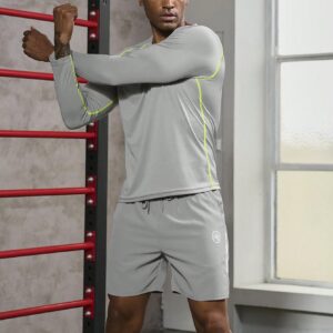 Boyfriend Style Men Shorts Set Boyfriend Style Men Contrast Panel Sports Set, Athletic Suit, Tracksuit Workout Sets Men Shorts Set - Image 5