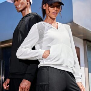 Boyfriend Style Men 1pc Kangaroo Pocket Sports Hoodie Boyfriend Style Men Sweatshirt - Image 4