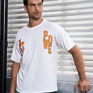 Men's Letter Print Sports T-shirt