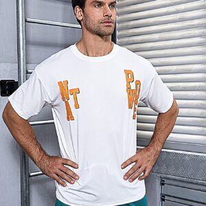 Men's Letter Print Sports T-shirt - Image 8