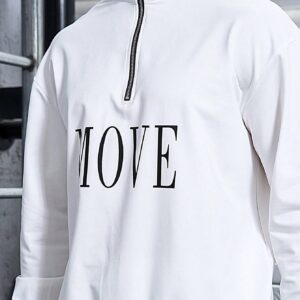 Boyfriend Style Men's Half Zippered Jacket And Shorts Sports Set, Athletic Suit, Tracksuit Workout Set - Image 3