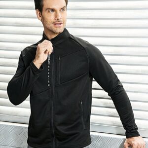Boyfriend Style Men's Letter Print Zip-Front Raglan Sleeve Sports Jacket With Front Pockets Workout Tops - Image 7