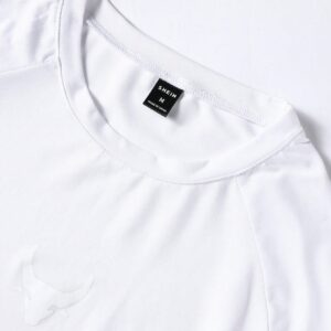 Men's Contrast Color Sports T-Shirt Long Sleeve Shirt - Image 3