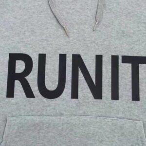 Men's Letter Print Drawstring Hooded Sports Sweatshirt Hoodie Men Sweatshirt - Image 3