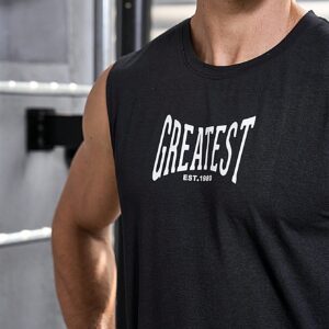 Boyfriend Style Men's Letter Print Sports Tank Top Workout Tops - Image 7