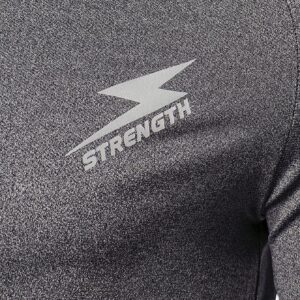 Men's Letter Printed Zipper Front Sports Jacket Workout Tops Grey Jacket - Image 3
