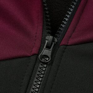 Boyfriend Style Men's Color Block Drawstring Sports Jacket Workout Tops - Image 8