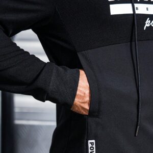 Men's Letter Pattern Drawstring Hooded Sports Sweatshirt Hoodie Men Sweatshirt - Image 4