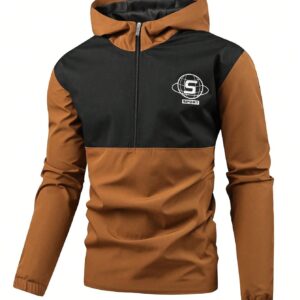 Men's Hooded Zipper Sports Jacket Workout Tops