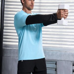 Men Letter Graphic 2 In 1 Sports Set, Athletic Suit, Tracksuit Workout Set - Image 7