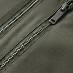 Men's Color Blocking Hooded Zipper Closure Drawstring Sports Jacket Workout Tops - Image 7