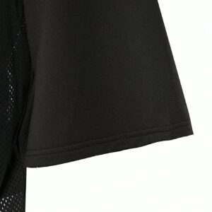 Boyfriend Style Men's Loose Fit Sportswear Set With Mesh Design, Athletic Suit, Tracksuit Workout Set - Image 3
