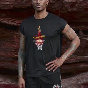 Men's Basketball Printed Short Sleeve Top Jersey - Image 6