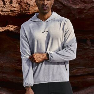 Boyfriend Style Men's Hooded Sweatshirt With Fashionable Text Pattern Print Hoodie Boyfriend Style Men Sweatshirt - Image 6
