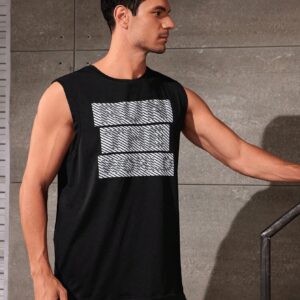 Men's Letter Printed Sports Tank Top Workout Tops , Stringer , Graphic , Couple Bathing , Plain - Image 5