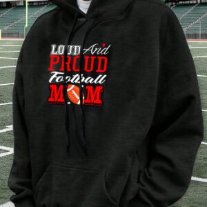 Boyfriend Style Men's Letter Print Drawstring Hooded Sports Sweatshirt Hoodie Boyfriend Style Men Sweatshirt