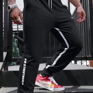 Men's Letter Print Sports Pants - Image 3