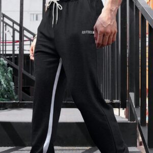 Men's Letter Print Sports Pants - Image 4