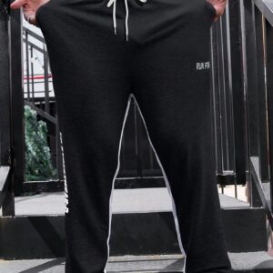 Men's Letter Print Sports Pants - Image 5