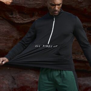 Men's Sport Jacket With Letter Print Workout Tops