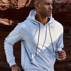 Men's Sports Hoodie With Slogan Print Men Sweatshirt - Image 3